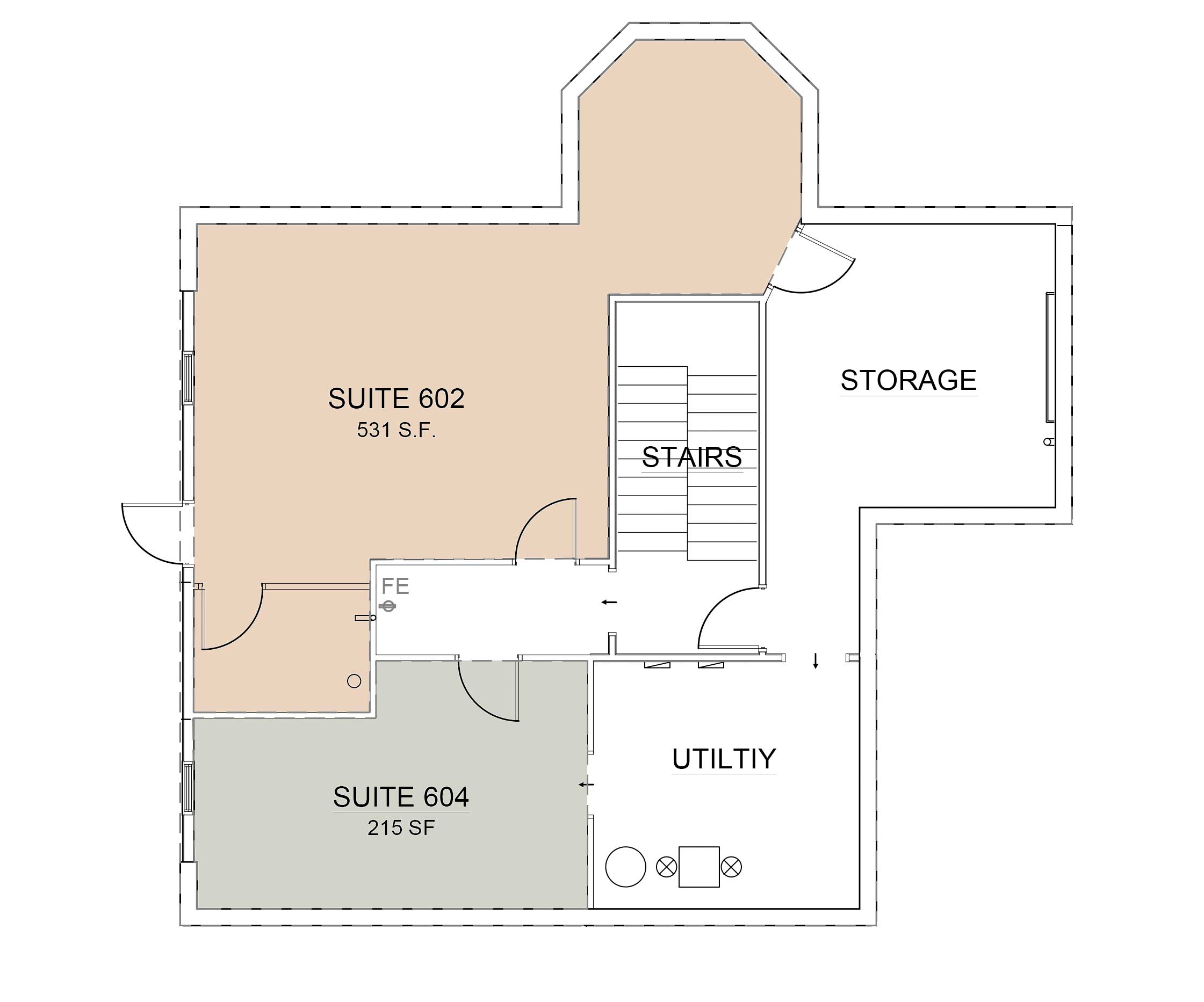 Kennesaw Offices Suites Terrace Level Floor Plan